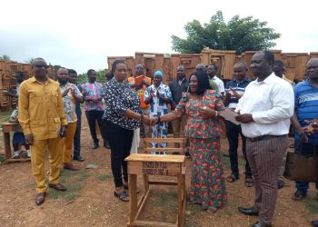 Mono Desks Donated by Biakoye DCE to Celebrate ‘My First Day at School’
