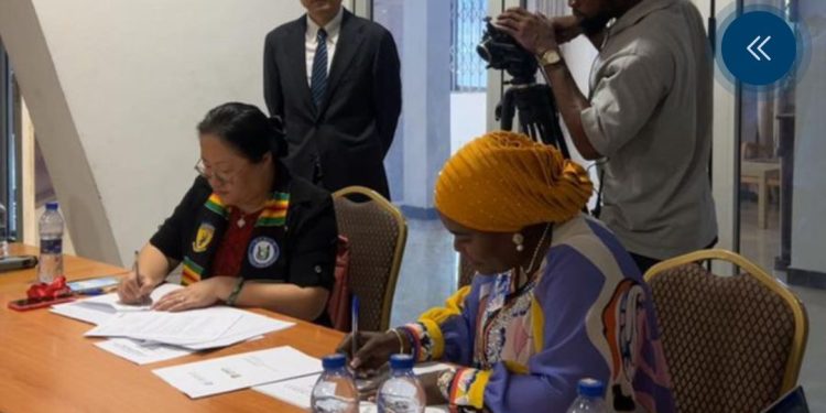 open university of shanghai delegation visits ghana for launch of chinese language center at laweh university college