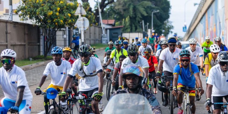 ride with team europe cycling event successfully held in accra