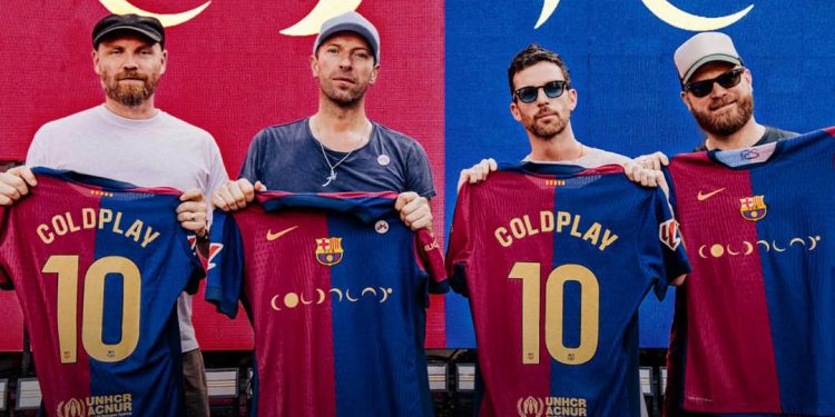 spotify unites football and music in coldplay shirt swap for el clasico