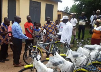 Transforming Lives: Okuapehene’s Bicycle Donation Empowers Needy School Children