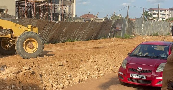 Adentan Constituency Set For Transformation As Kozie Manu Initiates Another Road Construction 1 adentan constituency set for transformation as kozie manu initiates another road construction