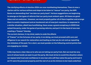 Boakye Agyarko Urges Thoughtful Reforms to Restore Unity and Vision in NPP After 2024 Election Setback