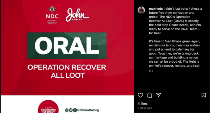 Kwasi Yirenkyi Criticizes Operation Recover All Loot (ORAL) for Ineffective Approach to Corruption 1 kwasi yirenkyi criticizes operation recover all loot oral for ineffective approach to corruption