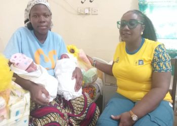 MTN Foundation Presents Hampers To Christmas Babies At Adidome Hospital