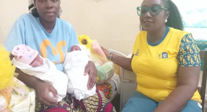 MTN Foundation Presents Hampers To Christmas Babies At Adidome Hospital 1 mtn foundation presents hampers to christmas babies at adidome hospital