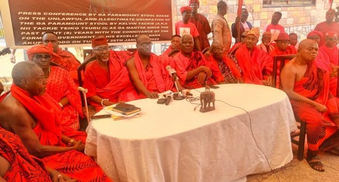 ga paramountcy crisis court declared latse as only legitimate person to the throne theophilus quartey