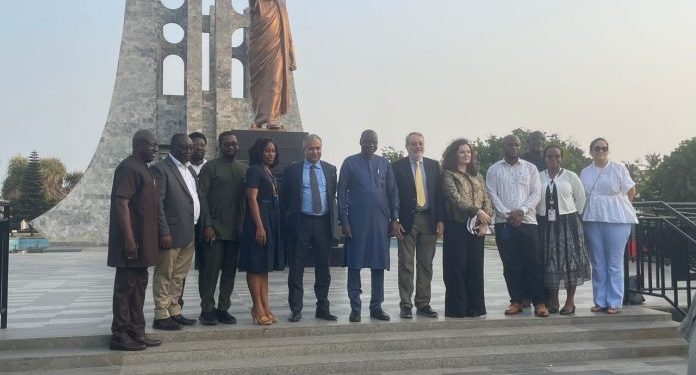world bank regional vice president for western and central africa visits ghanas historic kwame nkrumah park