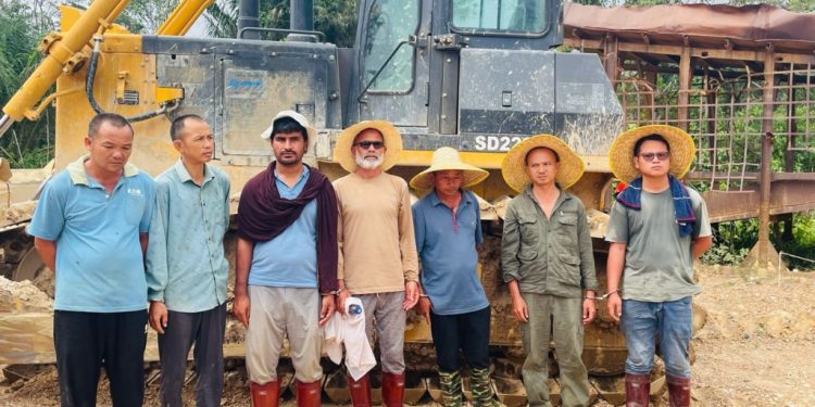15 suspected galamseyers nabbed with excavators near river ankobra