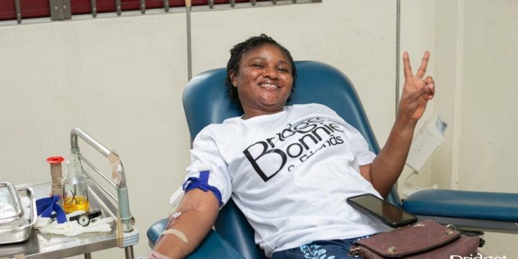 5th edition of the bridget bonnie and friends blood donation held at national blood bank