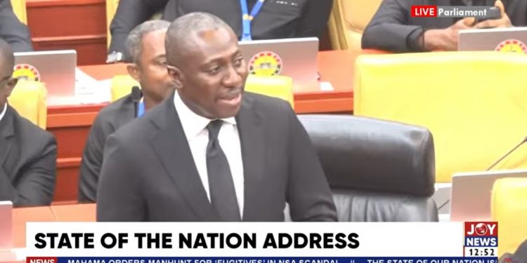 Afenyo-Markin timed out by Speaker for ‘prolonging’ his response to Prez Mahama’s SONA 1 afenyo markin timed out by speaker for prolonging his response to prez mahamas sona