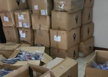 Basel owner David Degen shows commitment to nurturing Ghanaians talents with donation of football materials