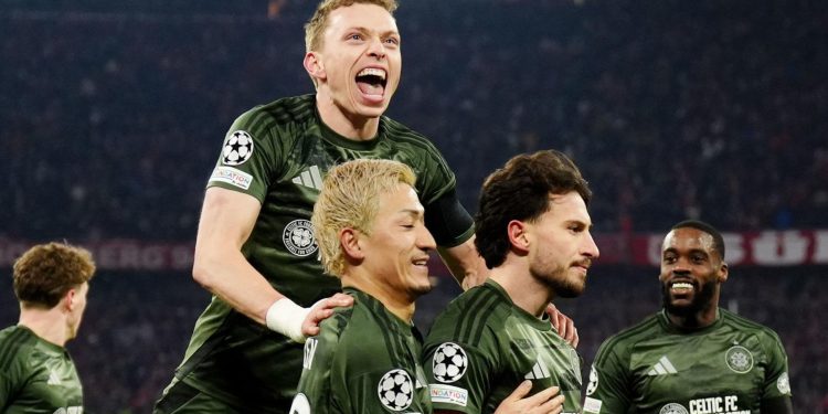 bayern strike in 94th minute to end celtics champions league journey