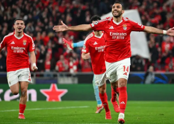 Benfica hold off Monaco in six-goal thriller