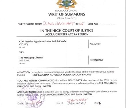 CID boss sues bank over late husband’s accounts 1 cid boss sues bank over late husbands accounts