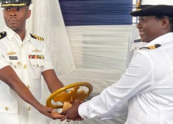 Commander Sabina Dennison takes command of Ghana Navy Supply Base in Takoradi