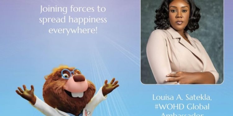 dr louisa named global ambassador for world oral health day 2025