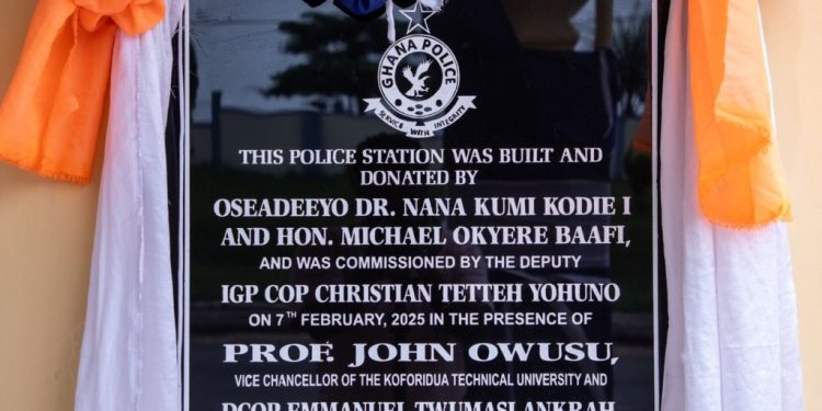 dr oseadeeyo nana kumi kodie donates ultra modern police station to koforidua