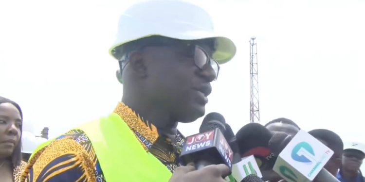 energy minister john jinapor visits wapco station at tema