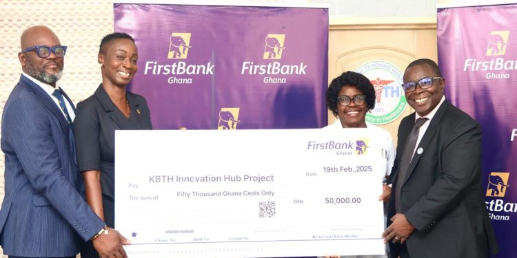 FirstBank Ghana donates GH¢50,000 to Korle Bu Teaching Hospital Innovation Hub 1 firstbank ghana donates ghc2a250000 to korle bu teaching hospital innovation hub