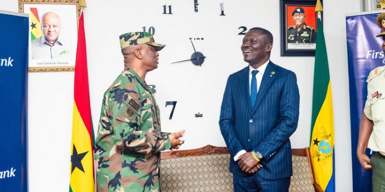 Firstbank Ghana supports Quick Impact Project to provide accommodation for young soldiers 1 firstbank ghana supports quick impact project to provide accommodation for young soldiers