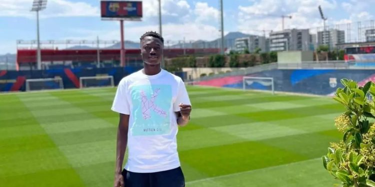 ghanaian youngster hafiz gariba joins barcelonas juvenil b team on three year deal