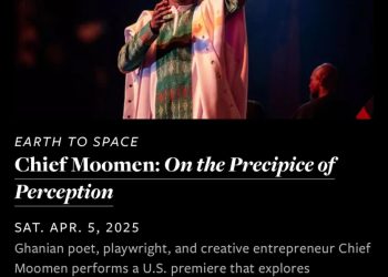 Ghana’s Chief Moomen to perform at Earth to Space Festival in US