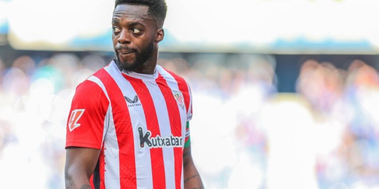 inaki williams with two goal involvements as athletic bilbao thump valladolid