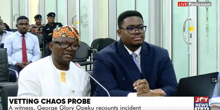 investigative committee grills a stranger for involving himself in vetting chaos