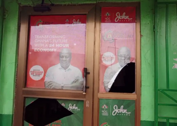 Irate NDC youth in Ashaiman vandalise Chairman’s office over appointment discontent