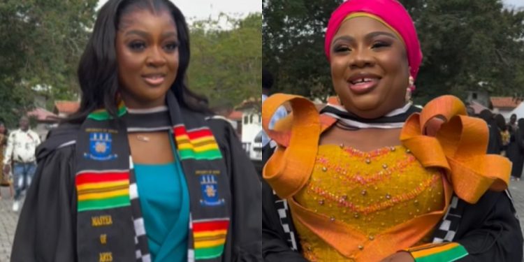 Jackie Appiah, manager graduate with master’s degrees 1 jackie appiah manager graduate with masters degrees