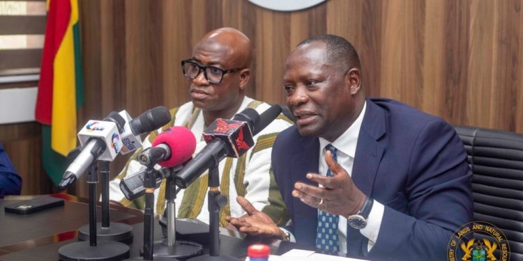 lands minister inaugurates 18 member committee to sanitize ghanas mining sub sector