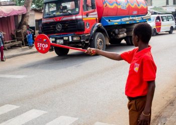 ‘Lollipop stand’ saves pupils’ lives on deadly Kwashieman road