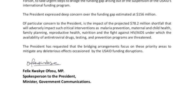 mahama directs finance minister to bridge 156m usaid funding gap