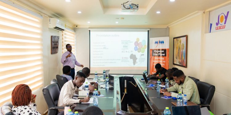 mfwa trains joynews journalists on illicit financial flows donates equipment in collaboration with thomson reuters foundation