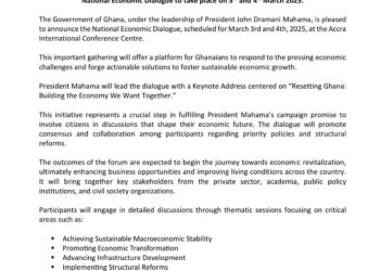 National Economic Dialogue to start from March 3, 2025