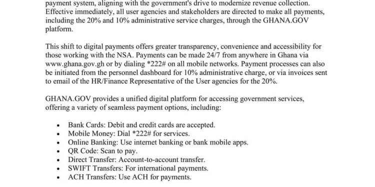 National Service Authority goes cashless 1 national service authority goes cashless