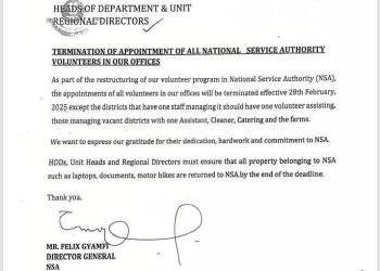 National Service Authority terminates volunteer appointments