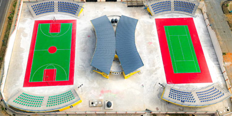 Newmont funds GH¢7.5m basketball and tennis courts in Adausena 1 newmont funds ghc2a27 5m basketball and tennis courts in adausena