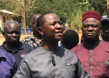 Nkwanta South MP donates relief items to aid affected families in conflict