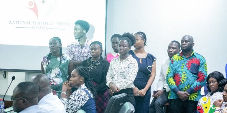 NYA CEO Osman Ayariga and deputies hold first meeting with staff 1 nya ceo osman ayariga and deputies hold first meeting with staff