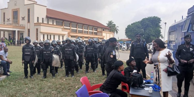 one arrested in council of state election re run in ashanti region