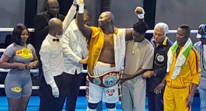 osumanu haruna retains wbo africa heavyweight title in spectacular fashion