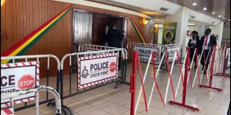 parliament tightens security to prevent suspended mps from gaining access