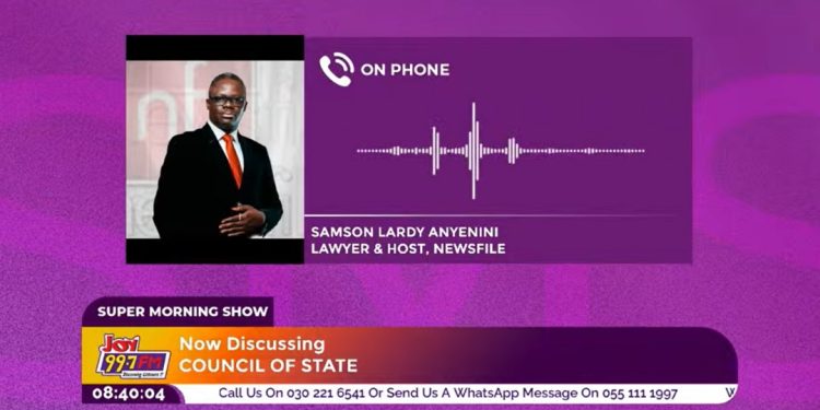 performance of council of state abysmal samson lardy anyenini