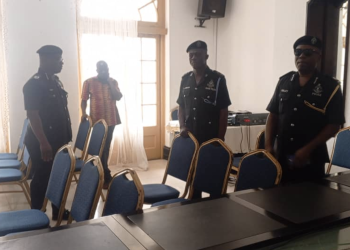 Police deploy 120 Personnel for Council of State election in Central Region
