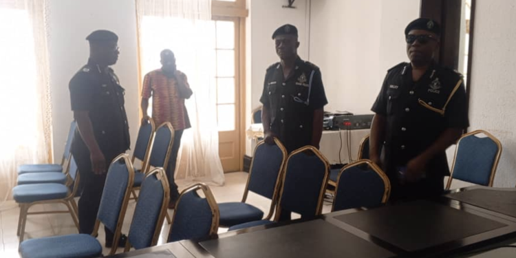 police deploy 120 personnel for council of state election in central region