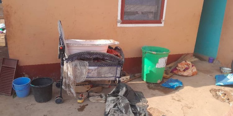 rainstorm wreaks havoc in kpandai over 100 homes affected in bankamba community