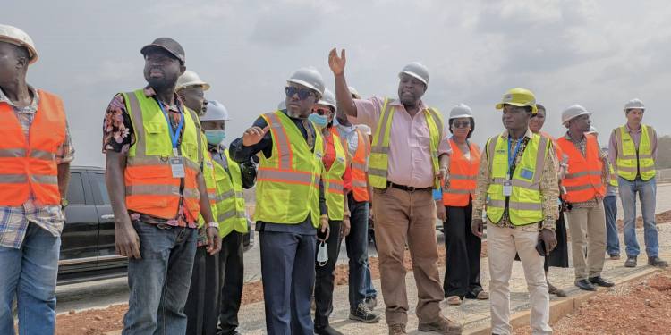 shippers authority ceo happy with progress of work on boankra inland port project