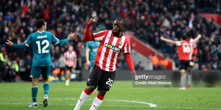 southampton boss happy with kamaldeen sulemana after goal against bournemouth